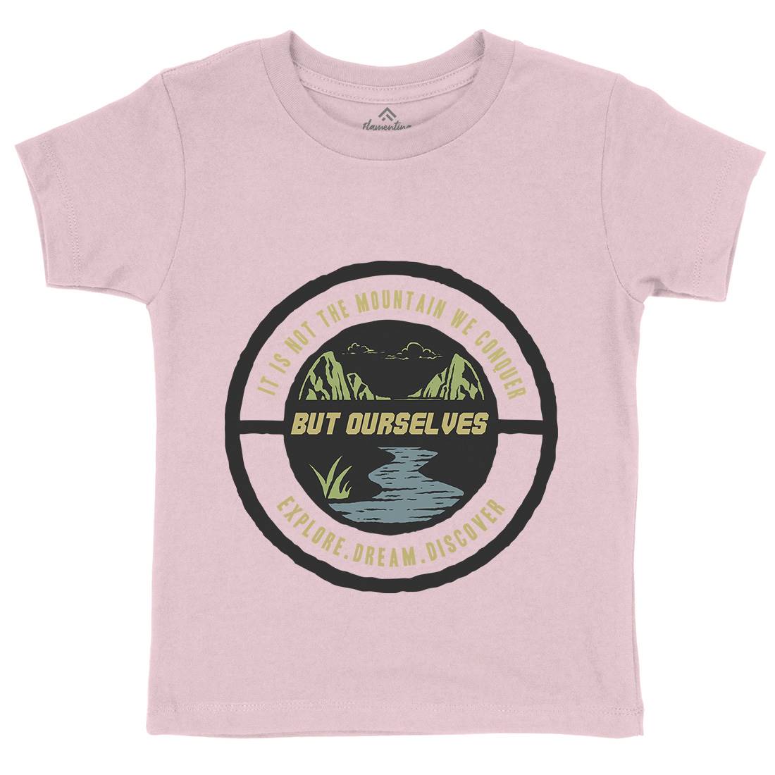 Explore Dream Discover Kids Organic Crew Neck T-Shirt Nature A313