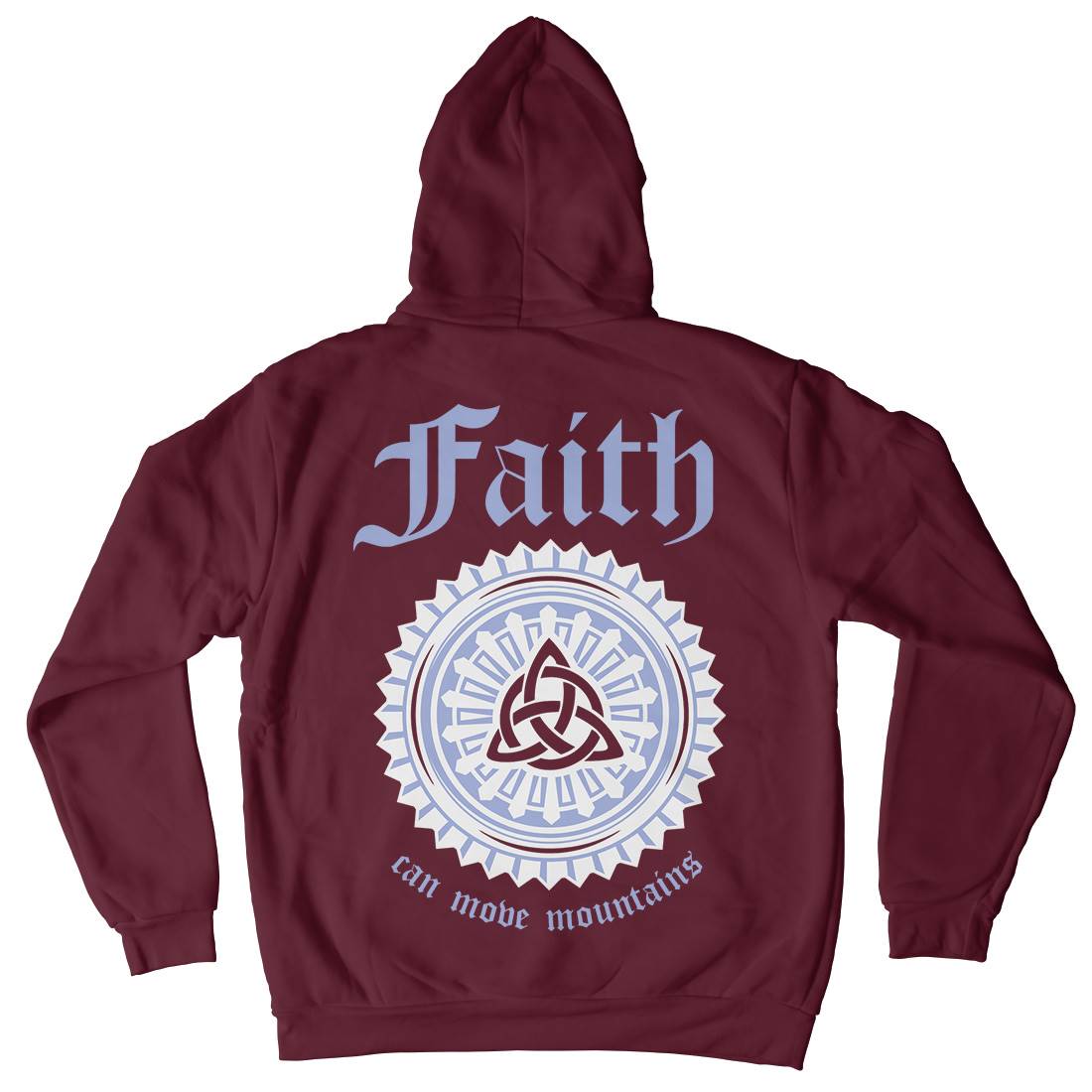 Faith Can Move Mountains Kids Crew Neck Hoodie Religion A314