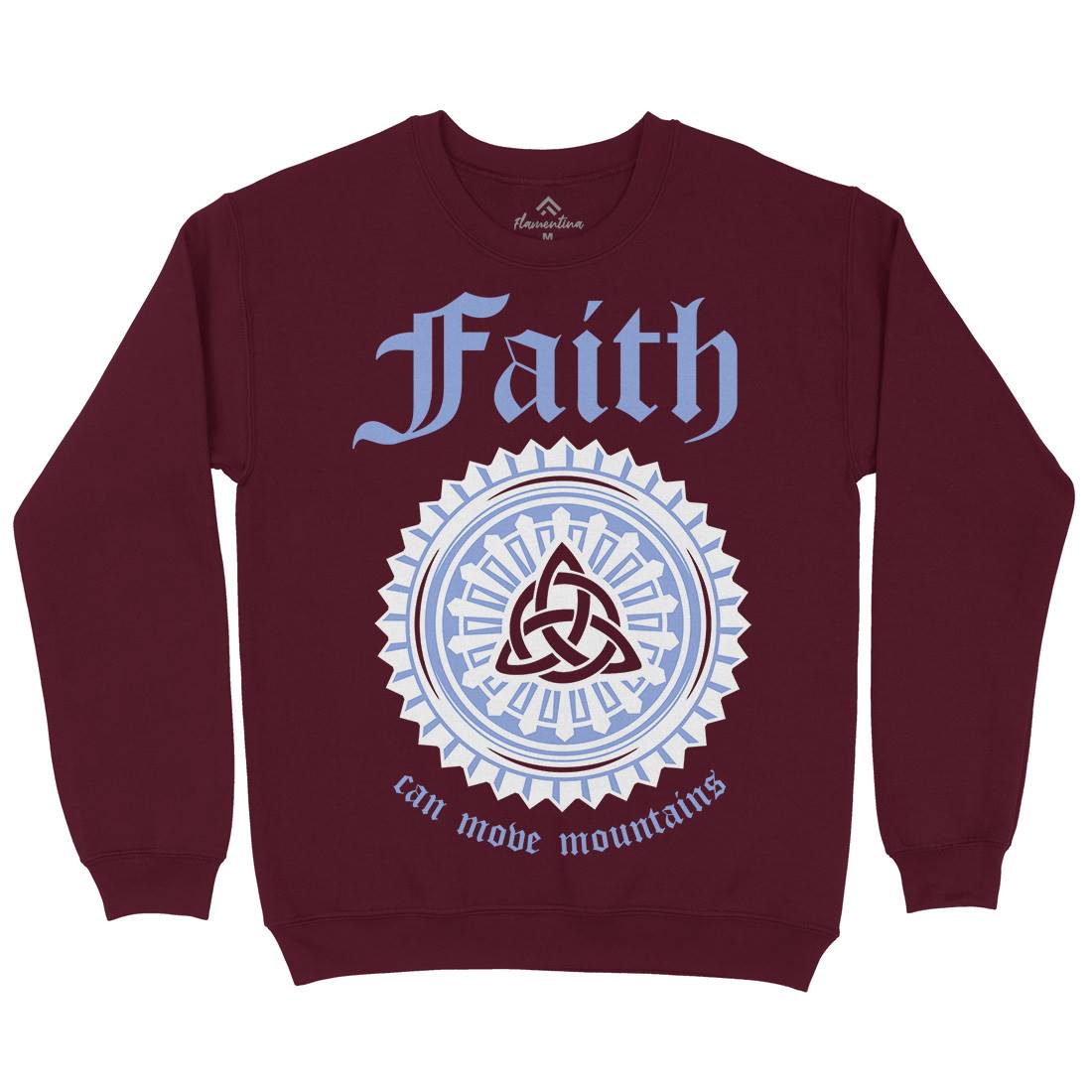 Faith Can Move Mountains Kids Crew Neck Sweatshirt Religion A314