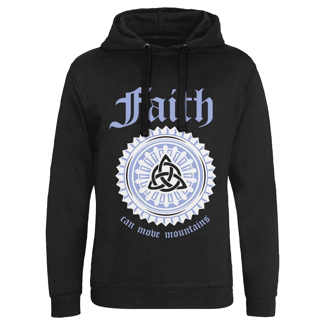 Faith Can Move Mountains Mens Hoodie Without Pocket Religion A314