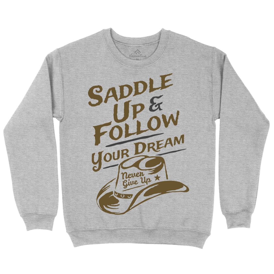 Follow Your Dream Mens Crew Neck Sweatshirt American A315