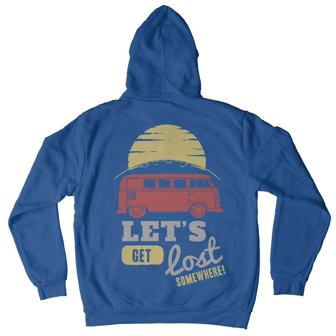 Get Lost Mens Hoodie With Pocket Nature A317