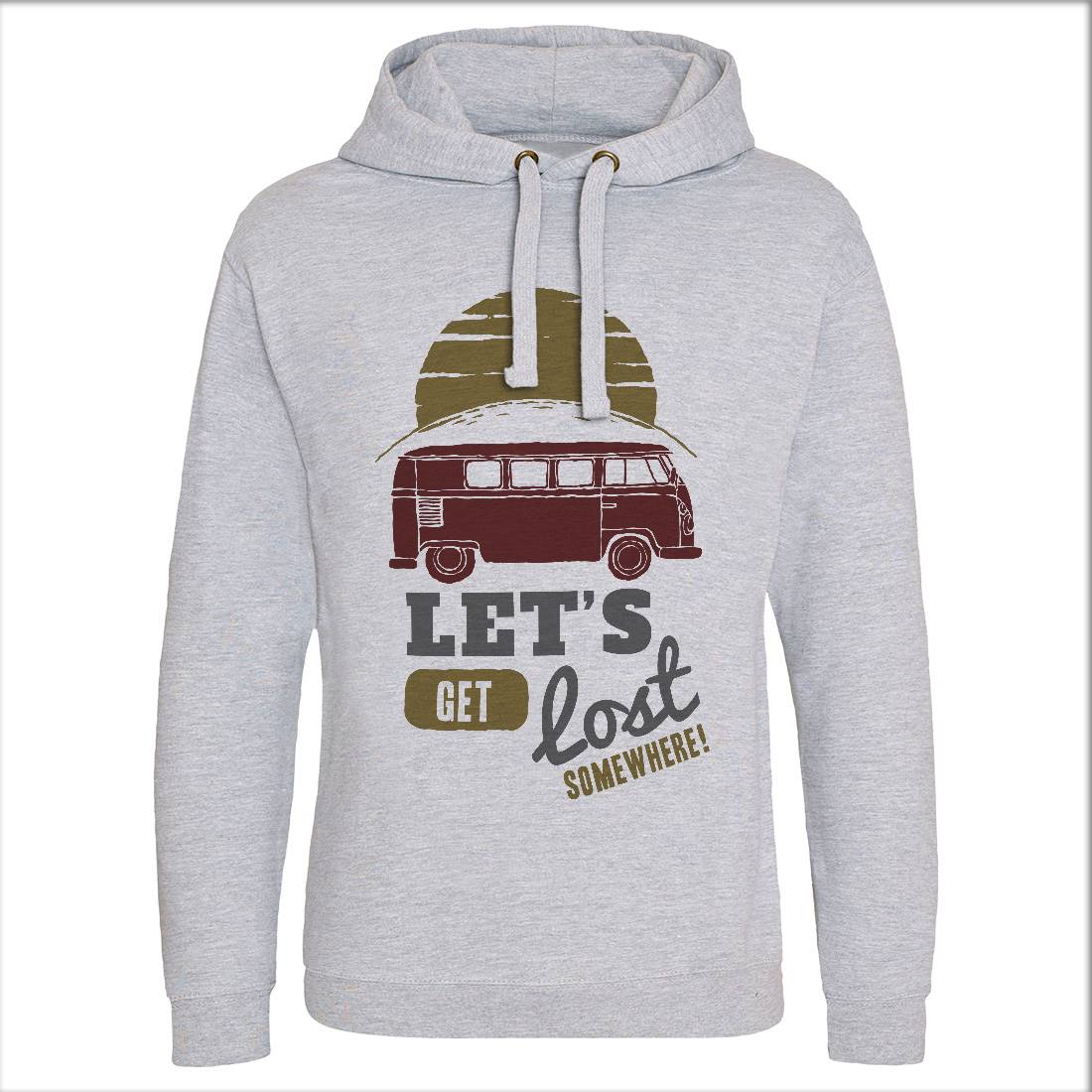 Get Lost Mens Hoodie Without Pocket Nature A317