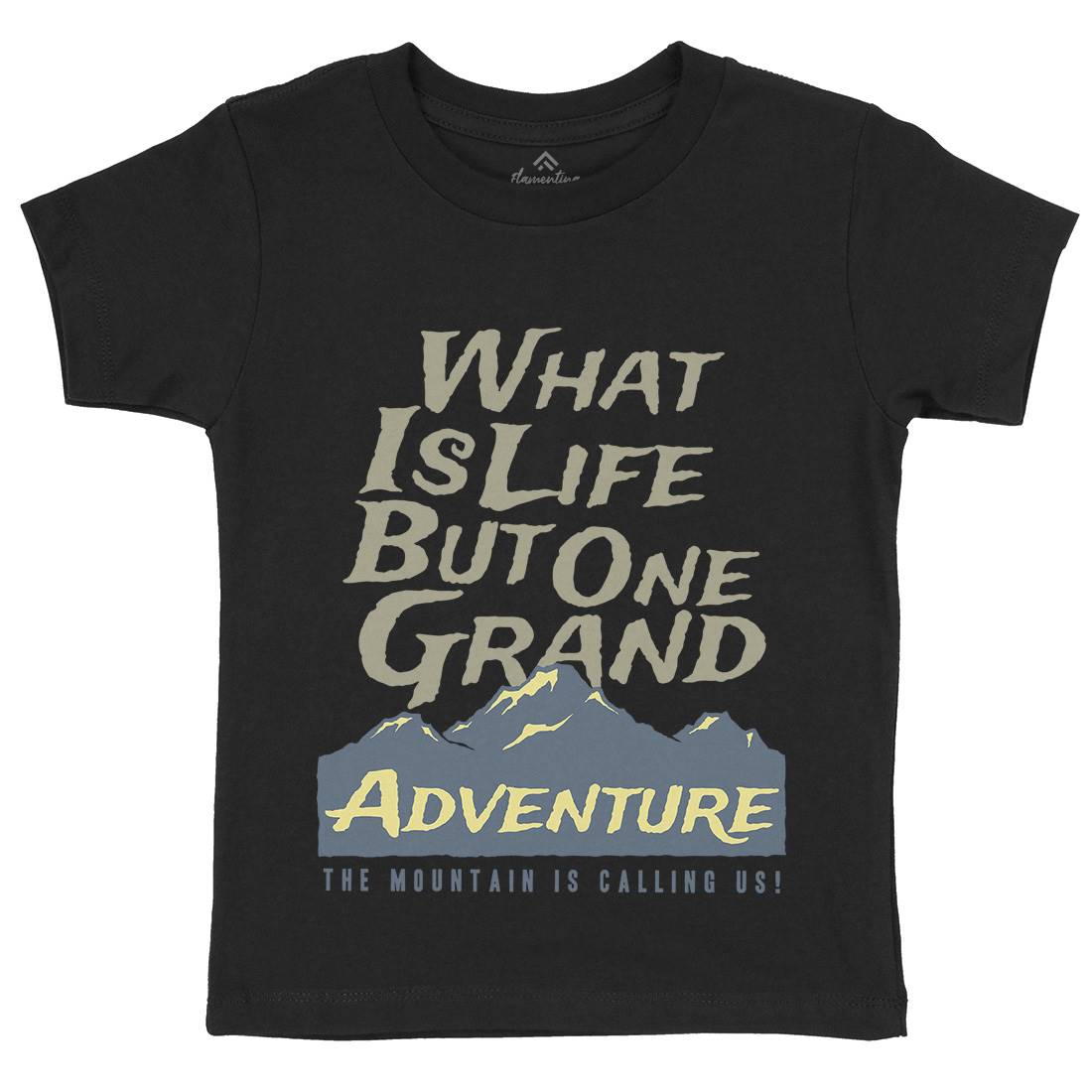Great Adventure Kids Organic Crew Neck T-Shirt Nature A321