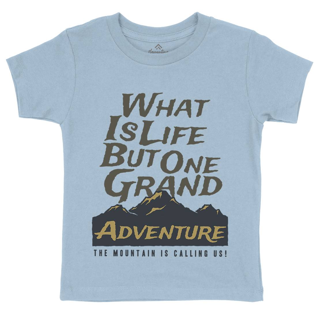 Great Adventure Kids Organic Crew Neck T-Shirt Nature A321