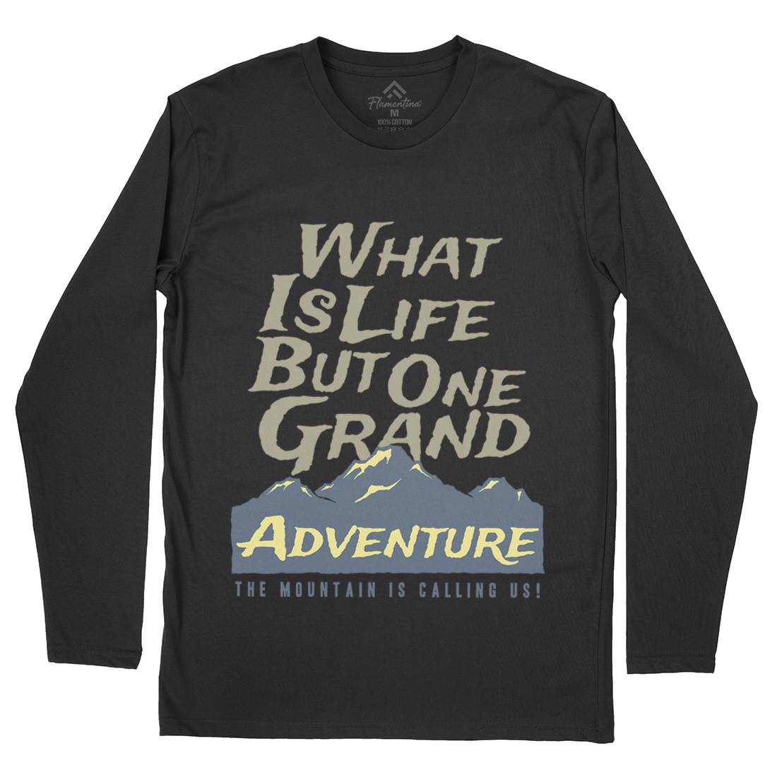 Great Adventure Mens Long Sleeve T-Shirt Nature A321