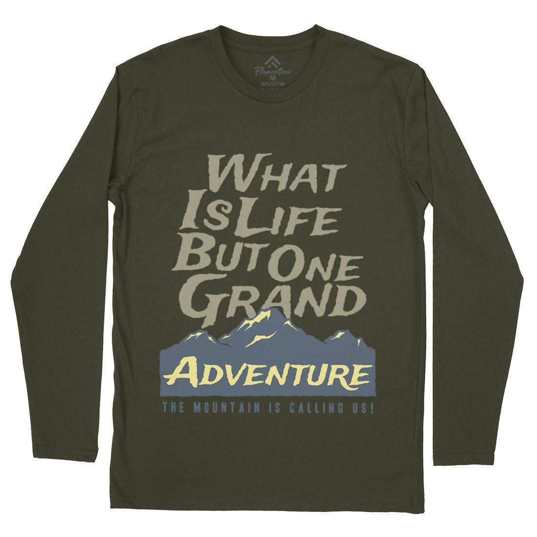 Great Adventure Mens Long Sleeve T-Shirt Nature A321
