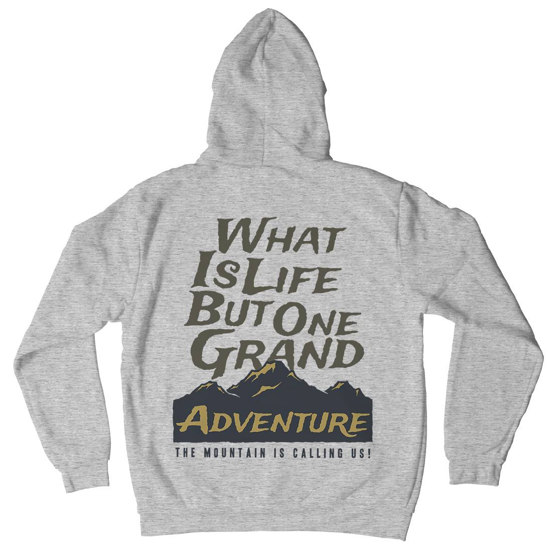 Great Adventure Mens Hoodie With Pocket Nature A321