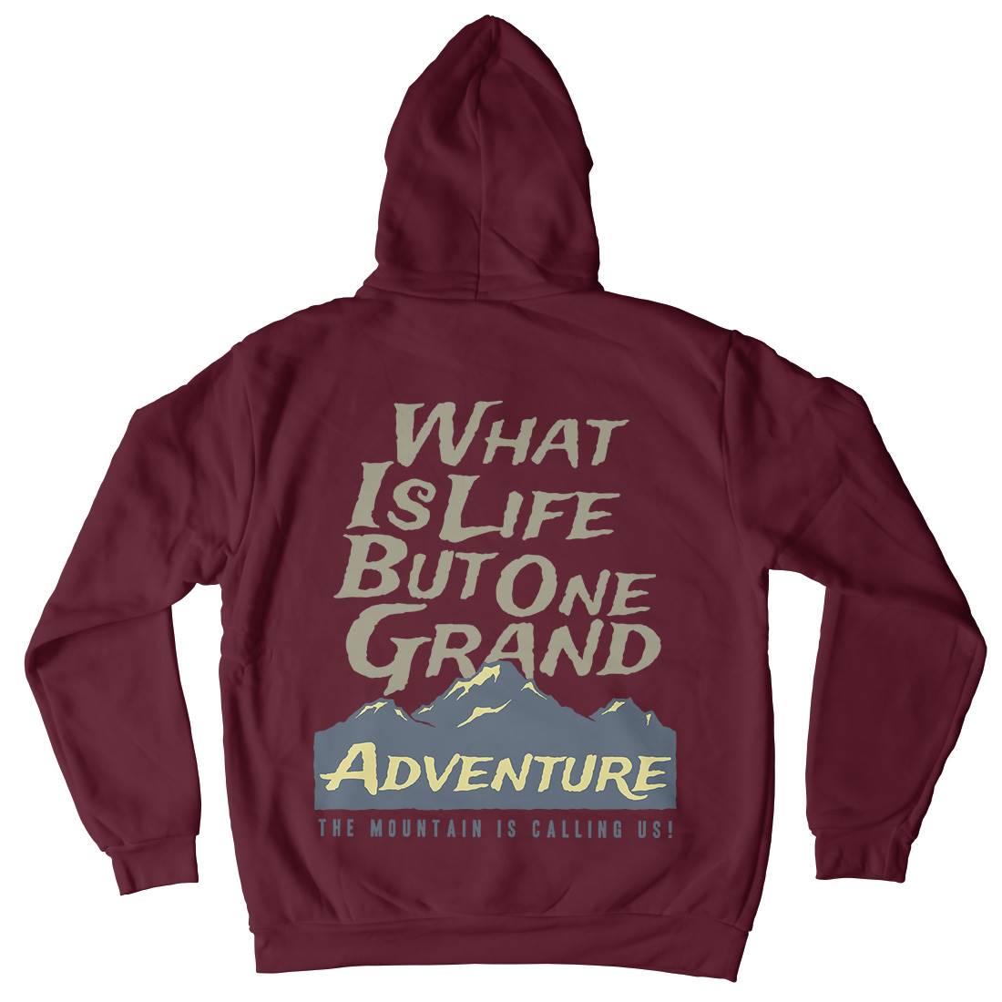 Great Adventure Mens Hoodie With Pocket Nature A321