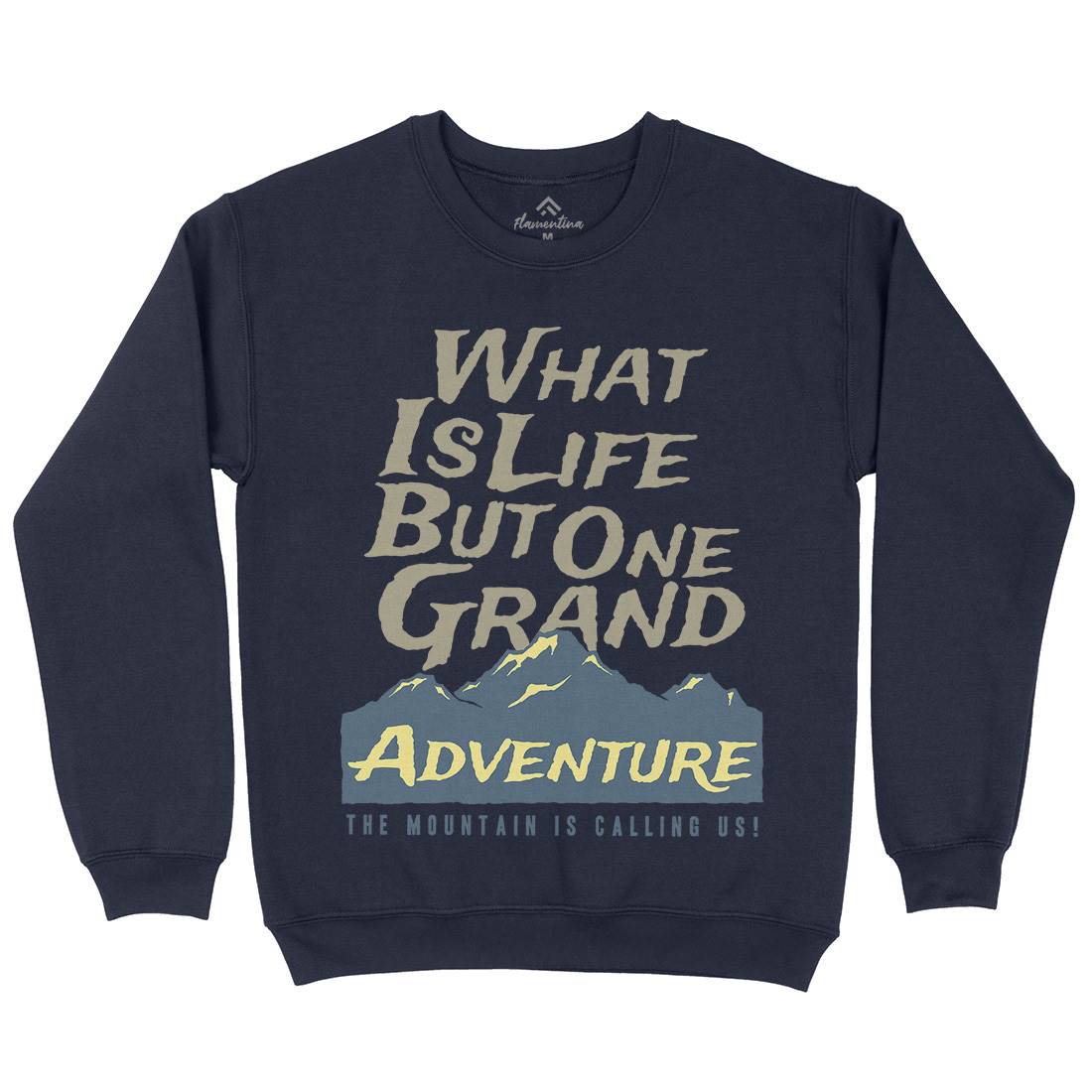 Great Adventure Mens Crew Neck Sweatshirt Nature A321