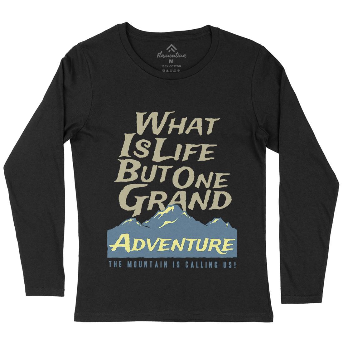 Great Adventure Womens Long Sleeve T-Shirt Nature A321