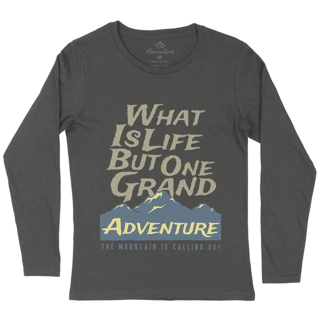 Great Adventure Womens Long Sleeve T-Shirt Nature A321