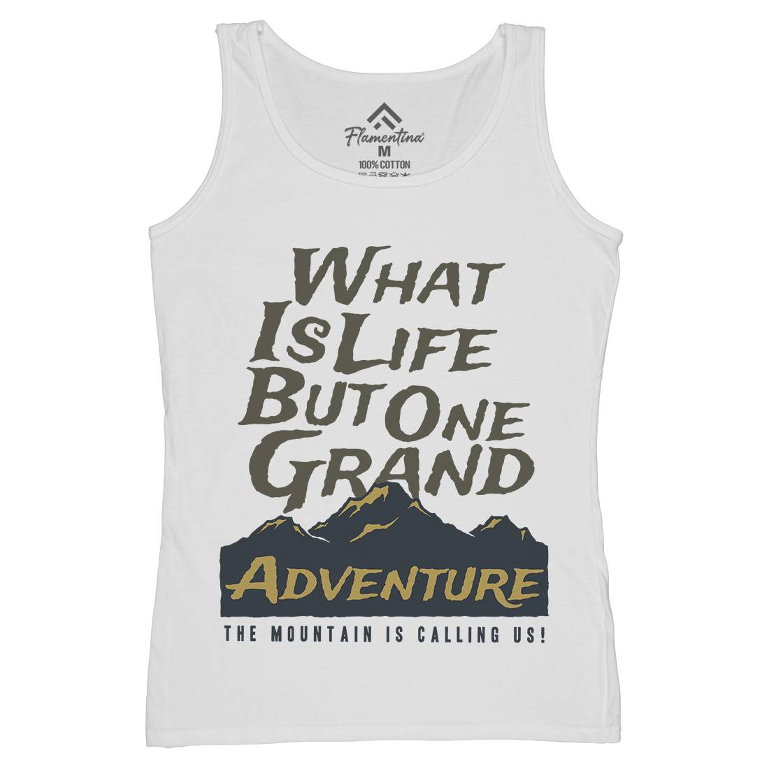 Great Adventure Womens Organic Tank Top Vest Nature A321