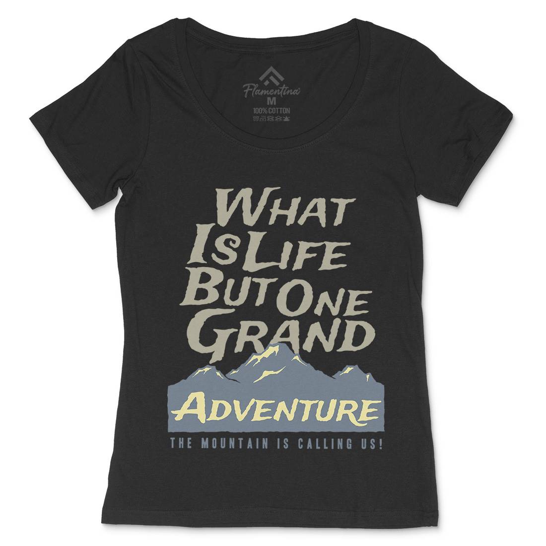 Great Adventure Womens Scoop Neck T-Shirt Nature A321
