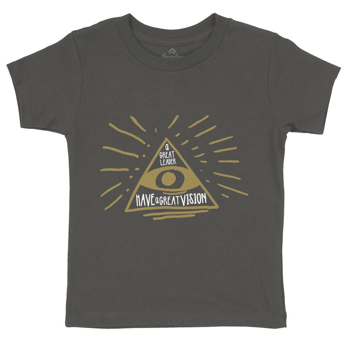 Great Leader Kids Organic Crew Neck T-Shirt Illuminati A322
