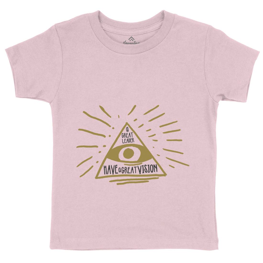 Great Leader Kids Crew Neck T-Shirt Illuminati A322