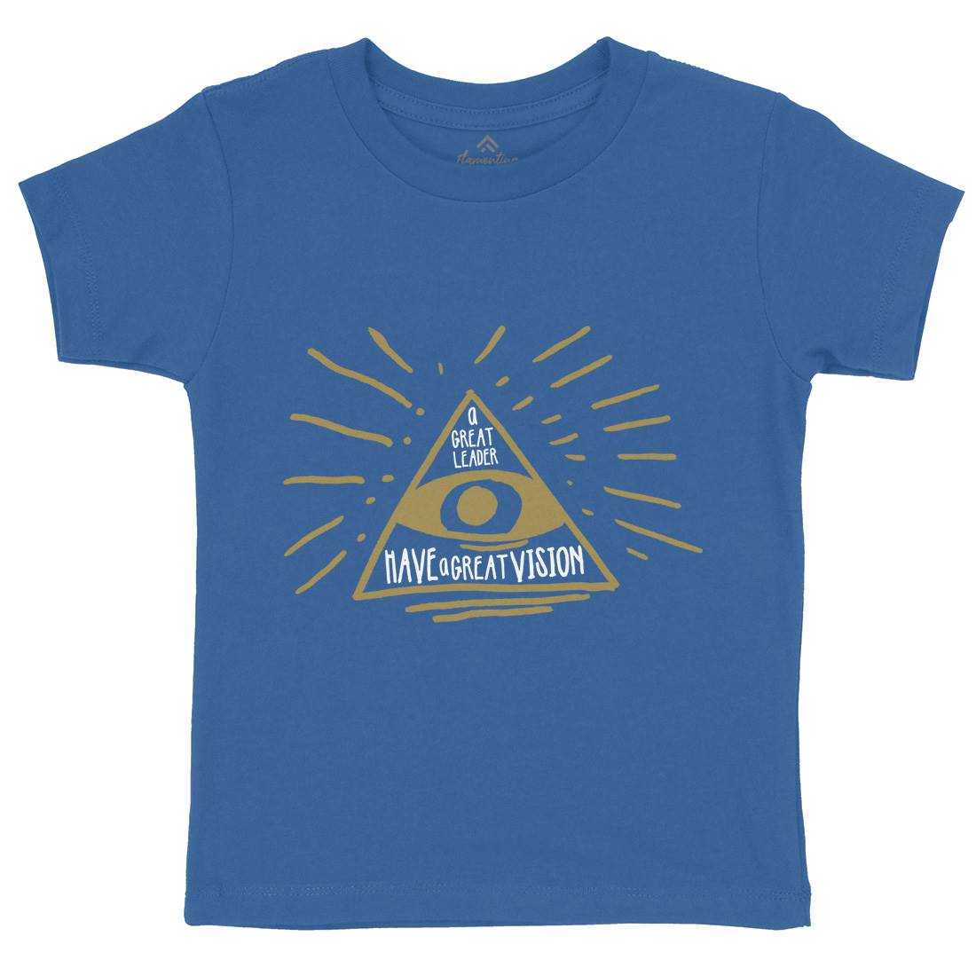 Great Leader Kids Organic Crew Neck T-Shirt Illuminati A322