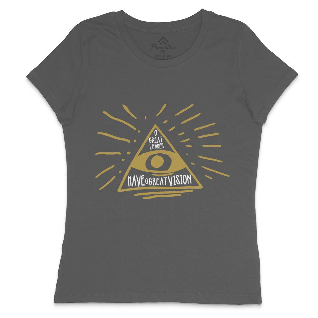 Great Leader Womens Crew Neck T-Shirt Illuminati A322