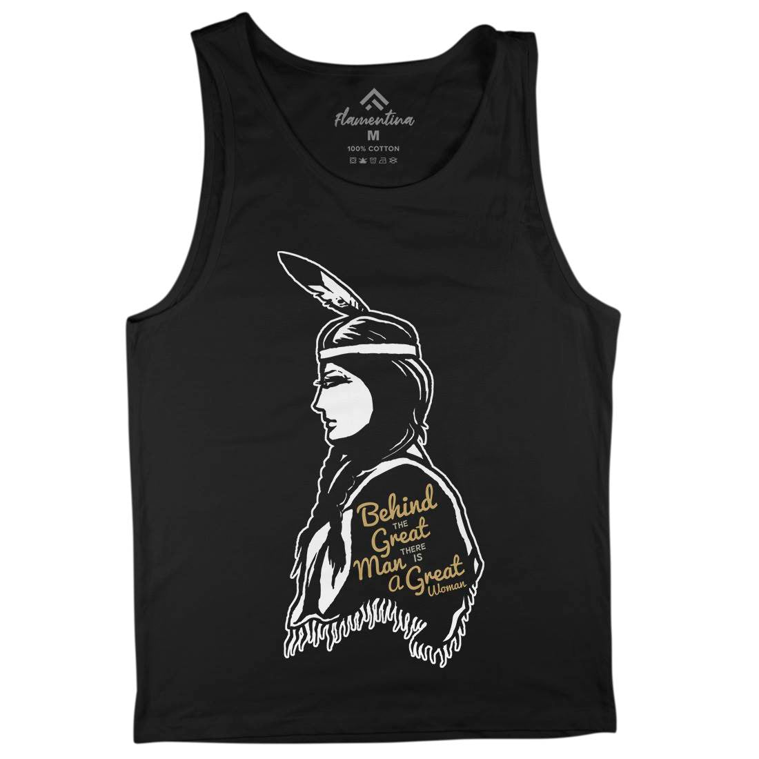 Great Woman Mens Tank Top Vest Quotes A324