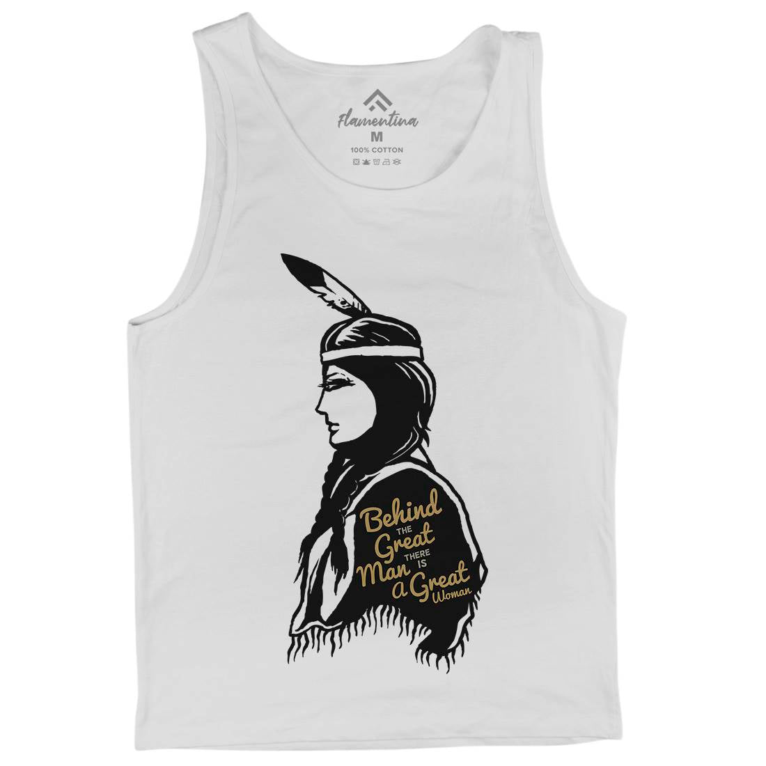 Great Woman Mens Tank Top Vest Quotes A324