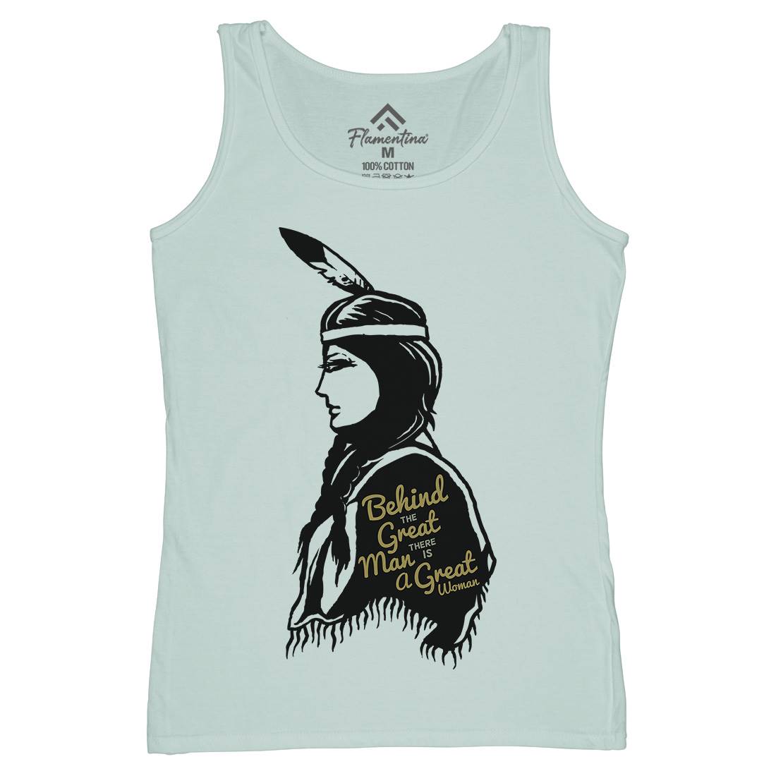 Great Woman Womens Organic Tank Top Vest Quotes A324