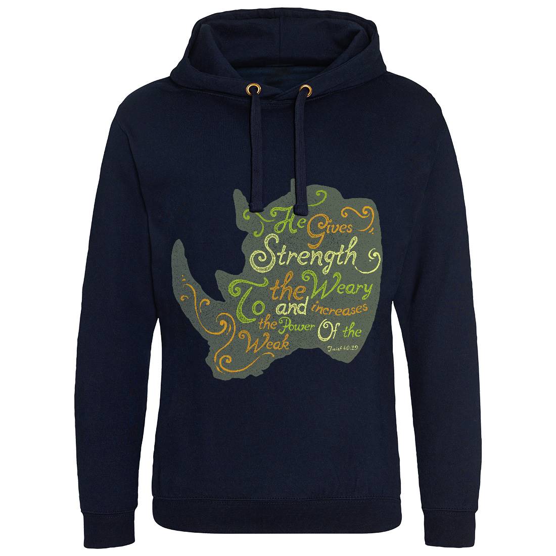 He Gives Strength Mens Hoodie Without Pocket Religion A325