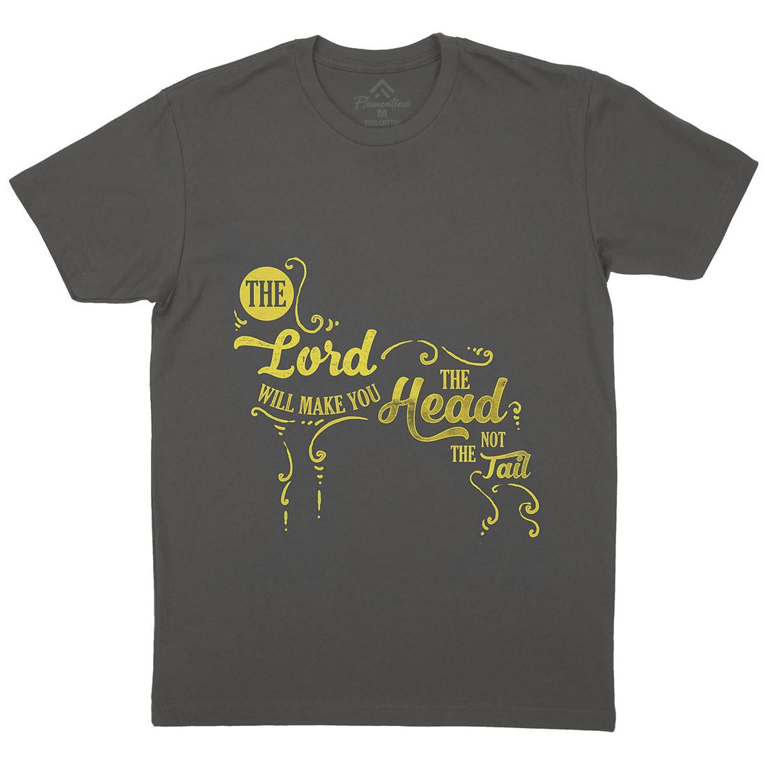Head Not The Tail Mens Crew Neck T-Shirt Religion A326
