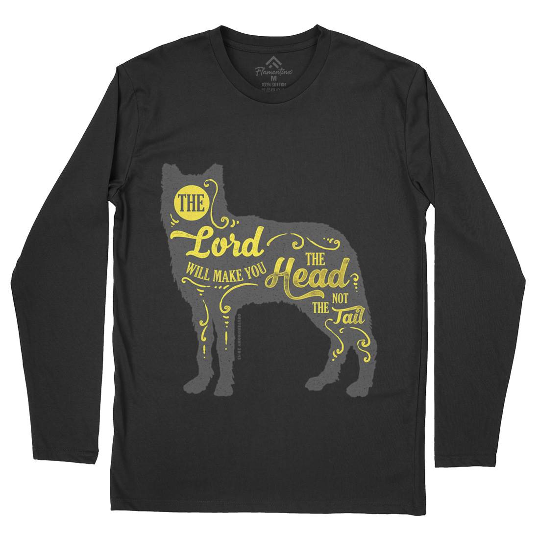 Head Not The Tail Mens Long Sleeve T-Shirt Religion A326