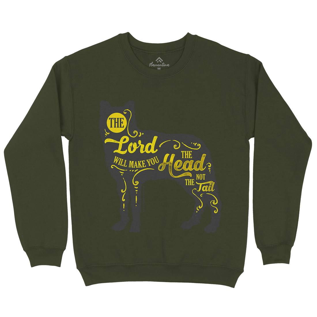 Head Not The Tail Mens Crew Neck Sweatshirt Religion A326