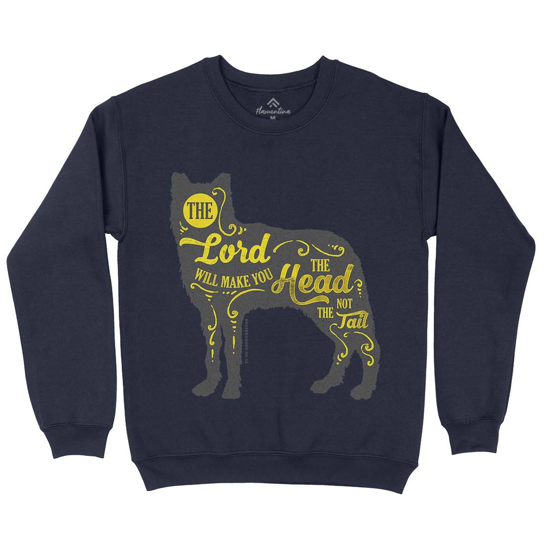 Head Not The Tail Mens Crew Neck Sweatshirt Religion A326