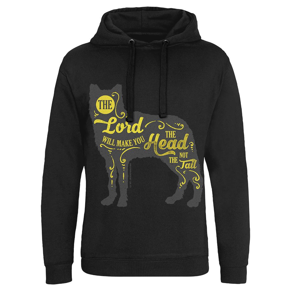 Head Not The Tail Mens Hoodie Without Pocket Religion A326