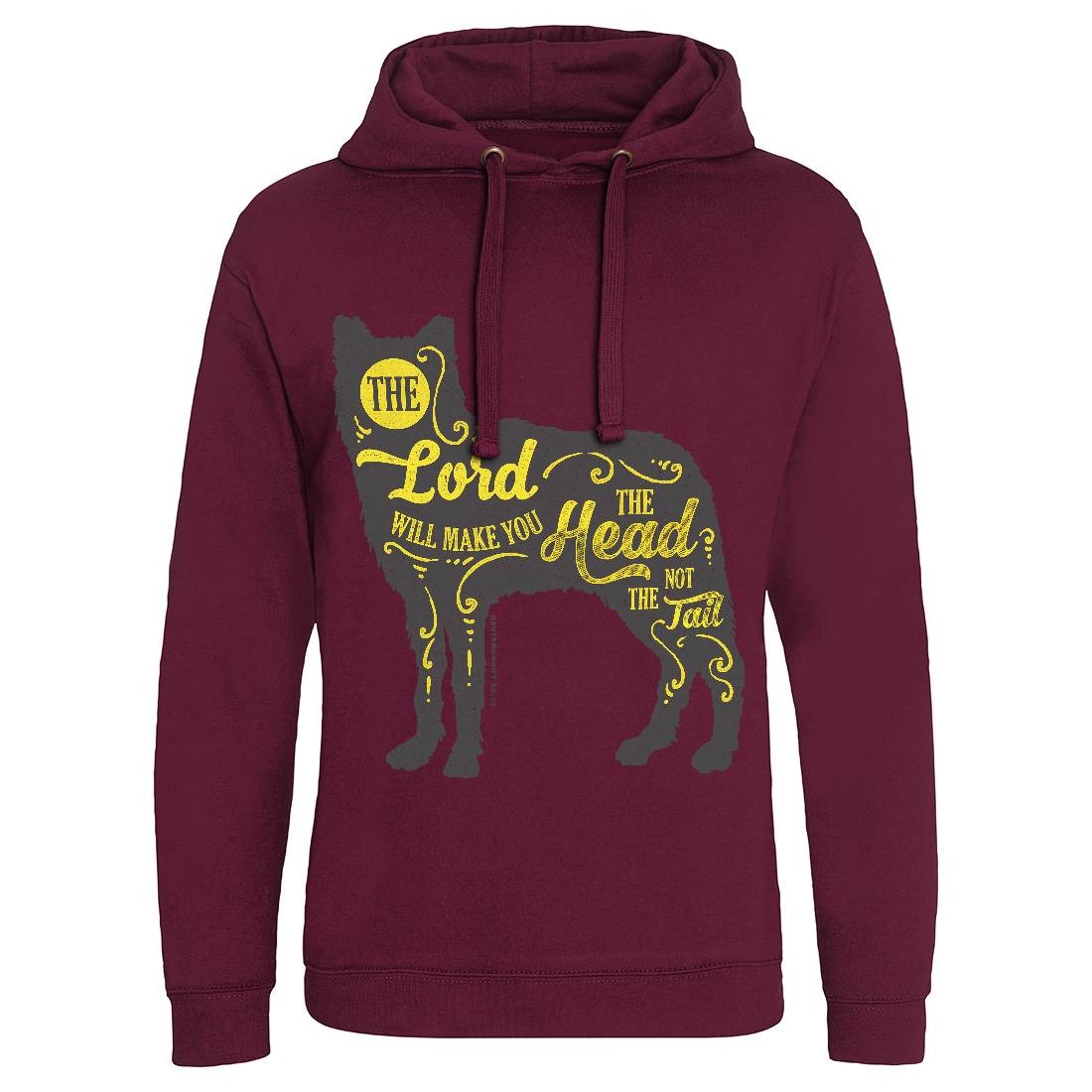 Head Not The Tail Mens Hoodie Without Pocket Religion A326