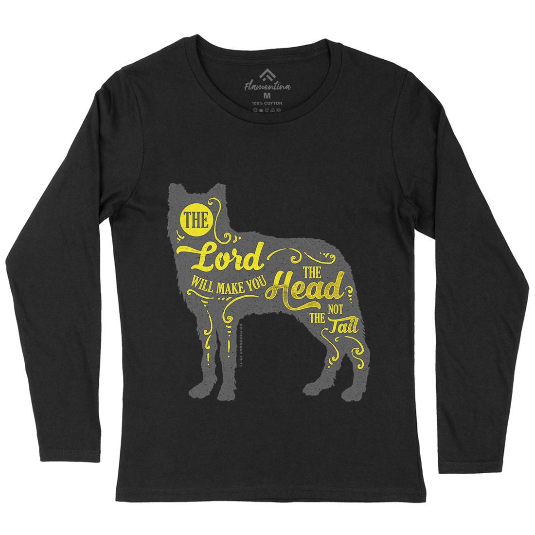 Head Not The Tail Womens Long Sleeve T-Shirt Religion A326