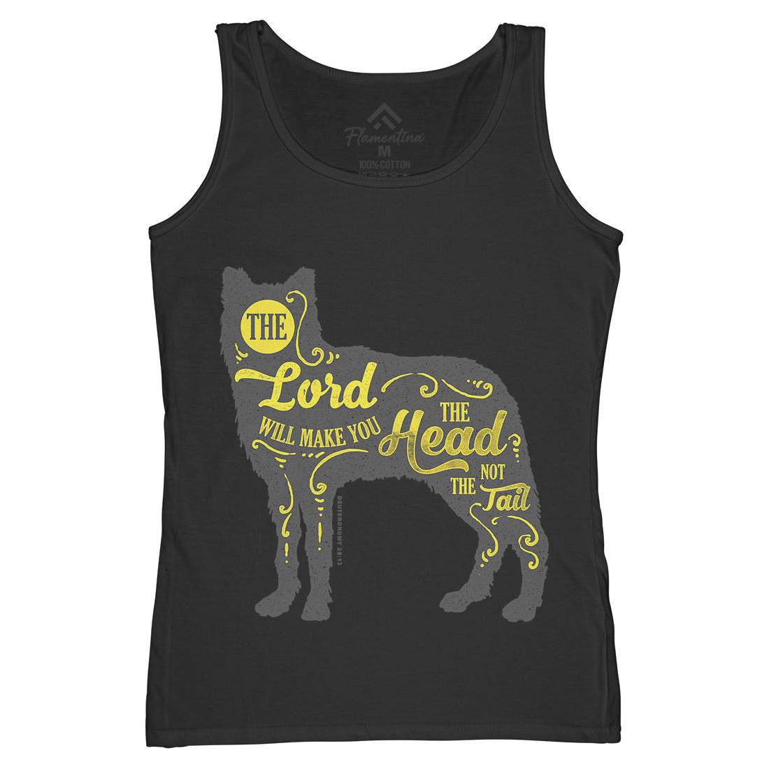 Head Not The Tail Womens Organic Tank Top Vest Religion A326