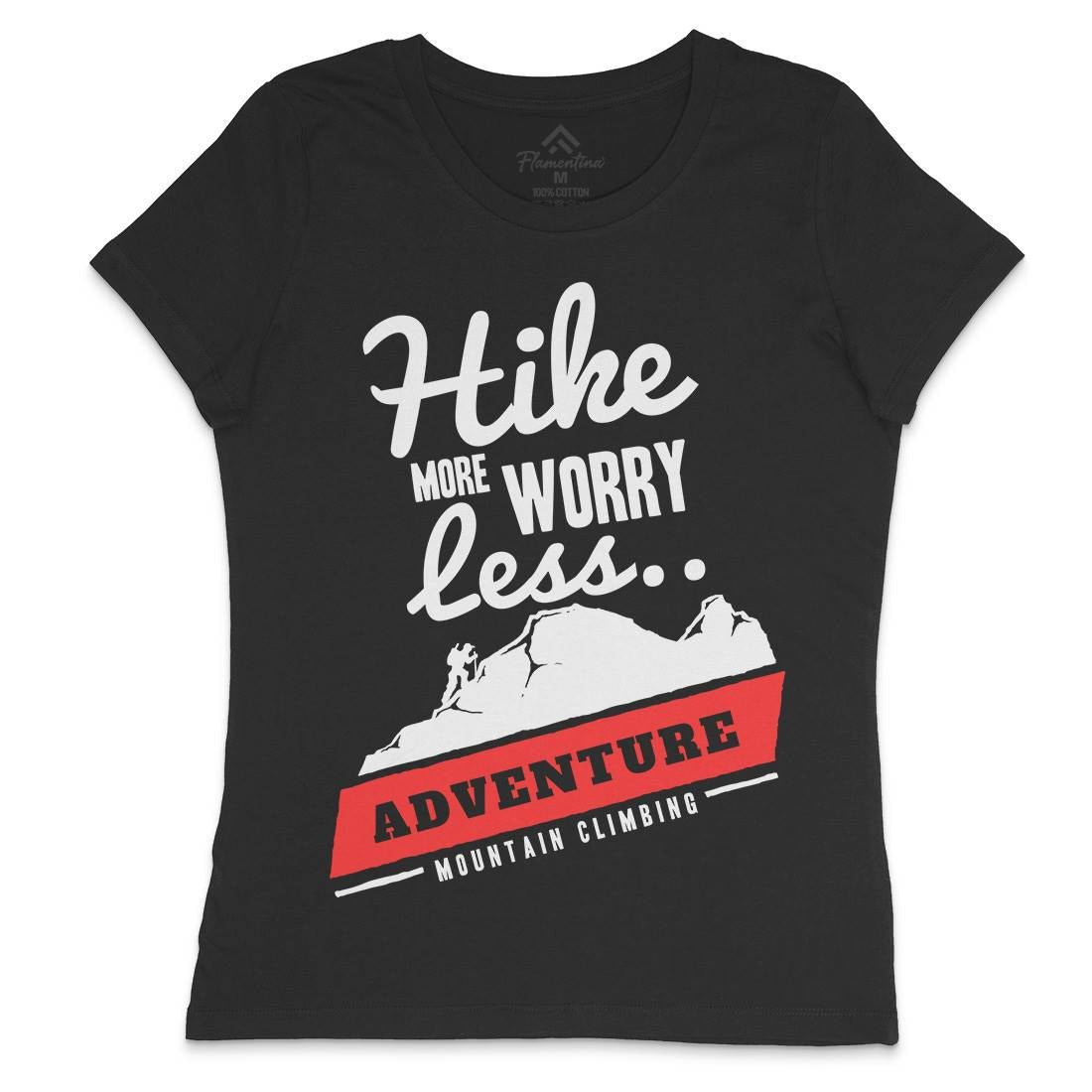 Hike More Womens Crew Neck T-Shirt Nature A328