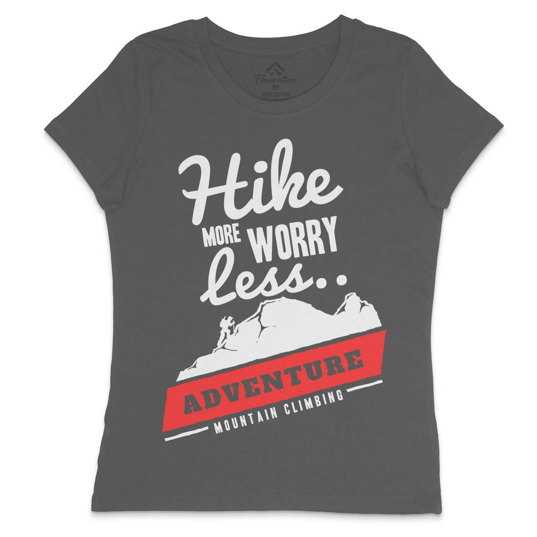 Hike More Womens Crew Neck T-Shirt Nature A328