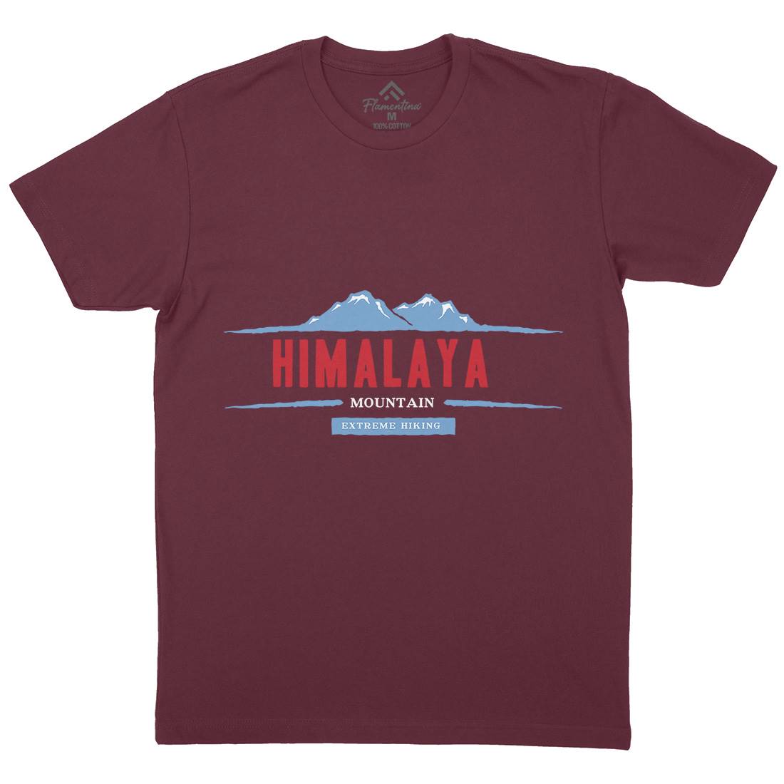 Himalaya Mountain Mens Crew Neck T-Shirt Nature A329