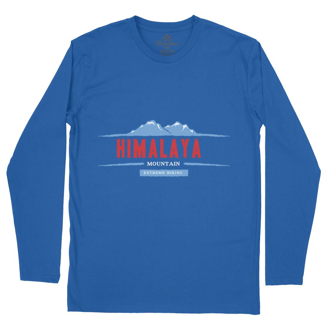 Himalaya Mountain Mens Long Sleeve T-Shirt Nature A329