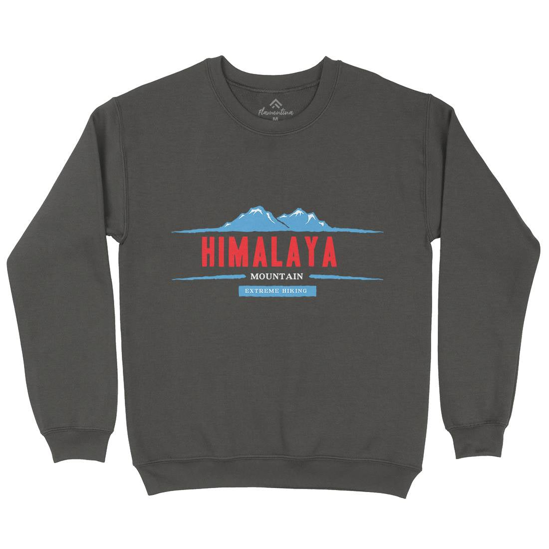 Himalaya Mountain Mens Crew Neck Sweatshirt Nature A329