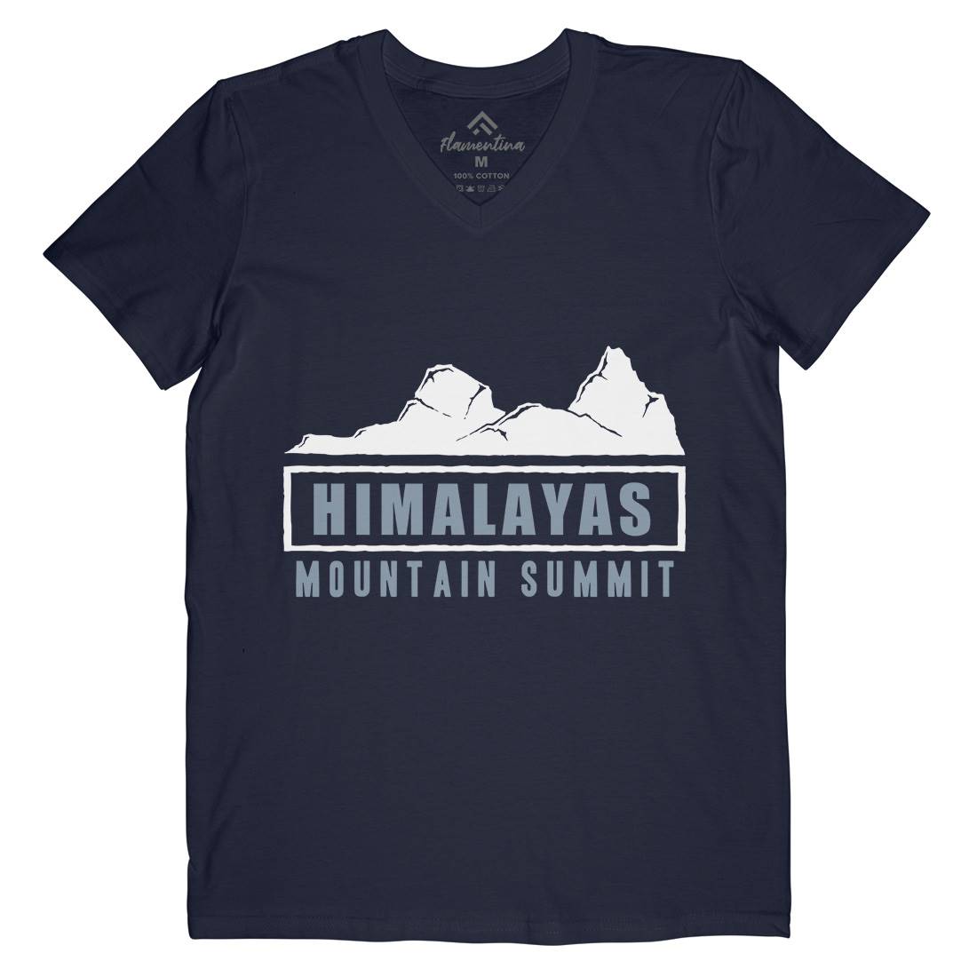 Himalayas Mens V-Neck T-Shirt Nature A330