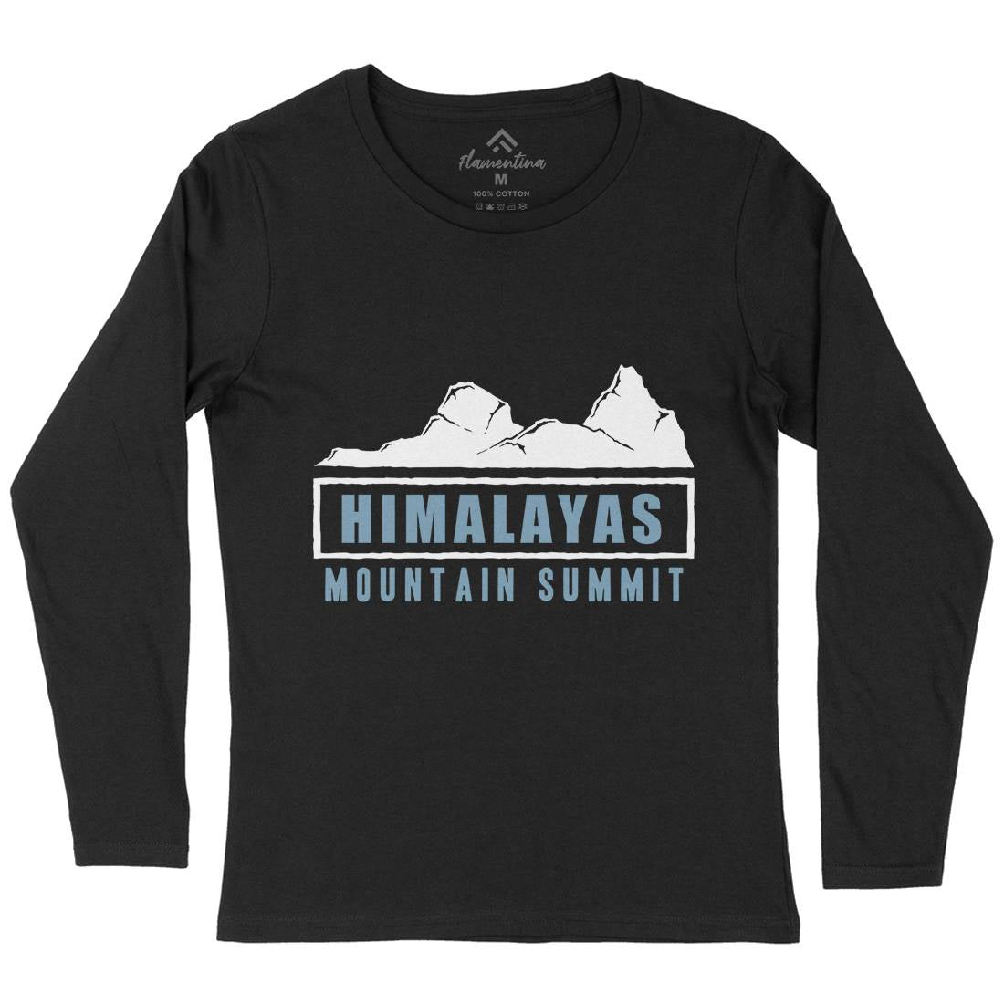 Himalayas Womens Long Sleeve T-Shirt Nature A330
