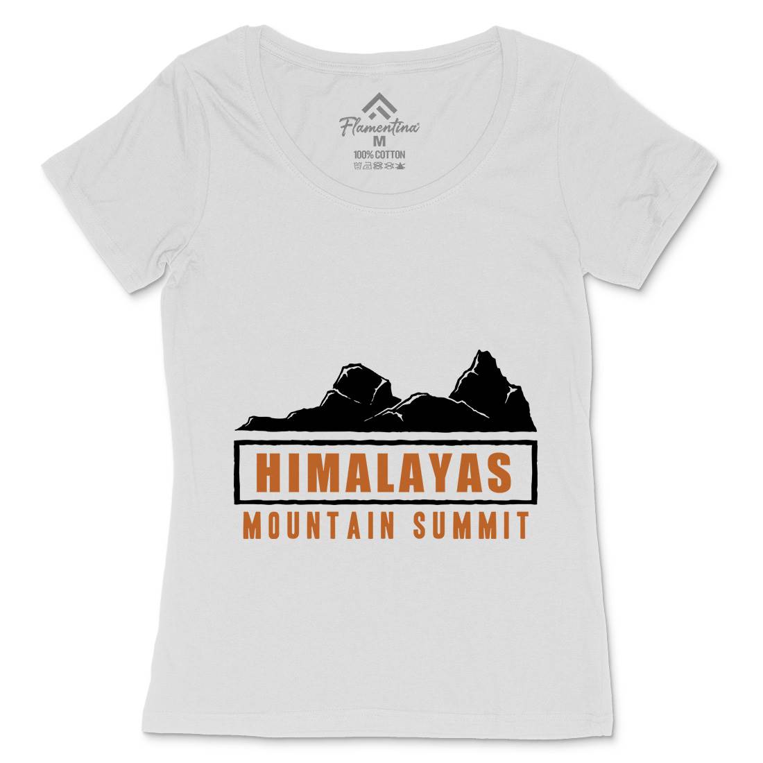 Himalayas Womens Scoop Neck T-Shirt Nature A330