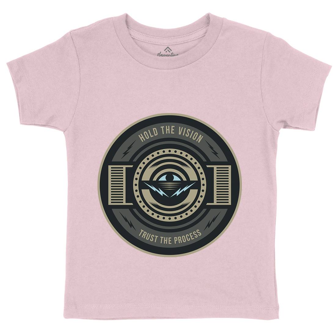 Hold The Vision Kids Organic Crew Neck T-Shirt Illuminati A331