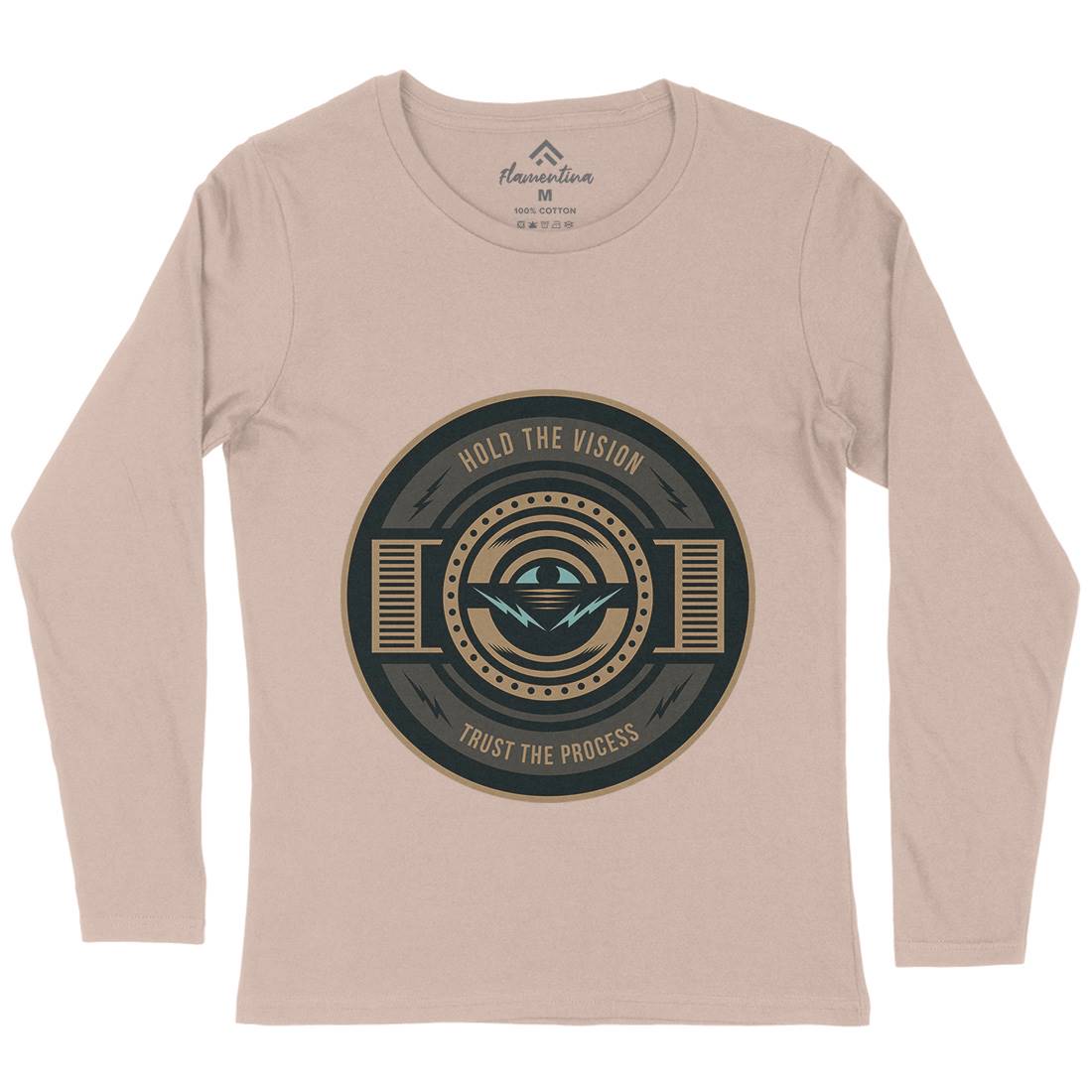 Hold The Vision Womens Long Sleeve T-Shirt Illuminati A331
