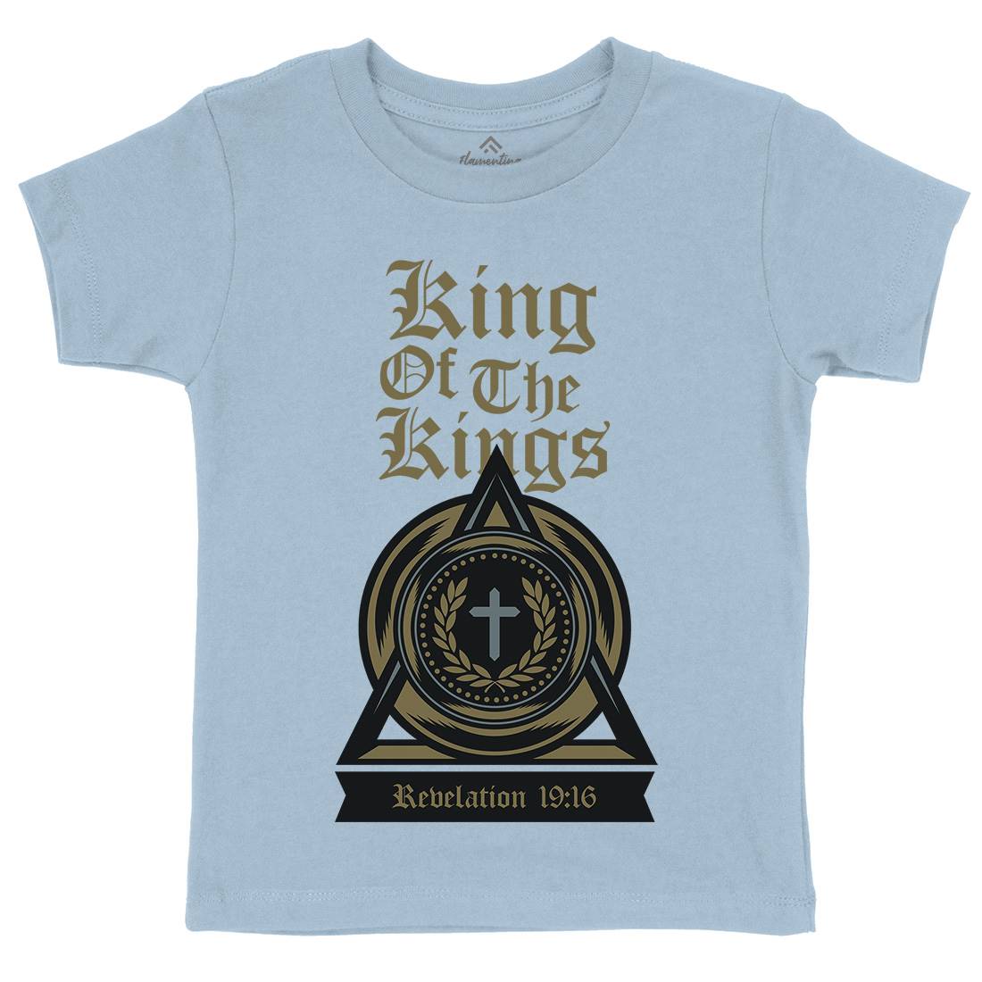 King Of The Kings Kids Crew Neck T-Shirt Religion A332