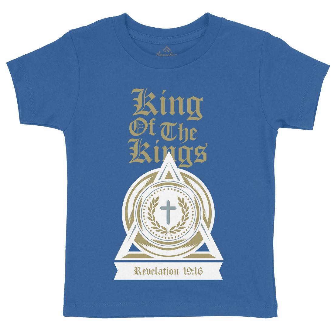 King Of The Kings Kids Crew Neck T-Shirt Religion A332