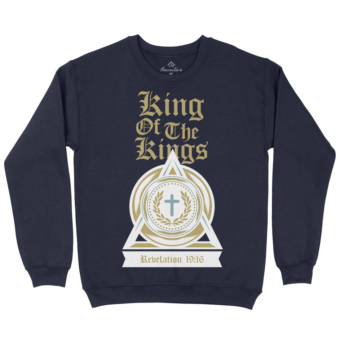 King Of The Kings Mens Crew Neck Sweatshirt Religion A332