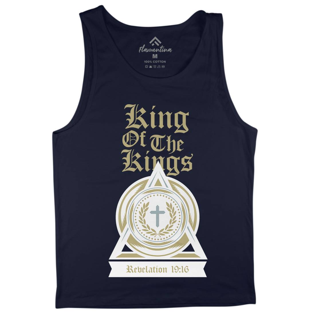 King Of The Kings Mens Tank Top Vest Religion A332