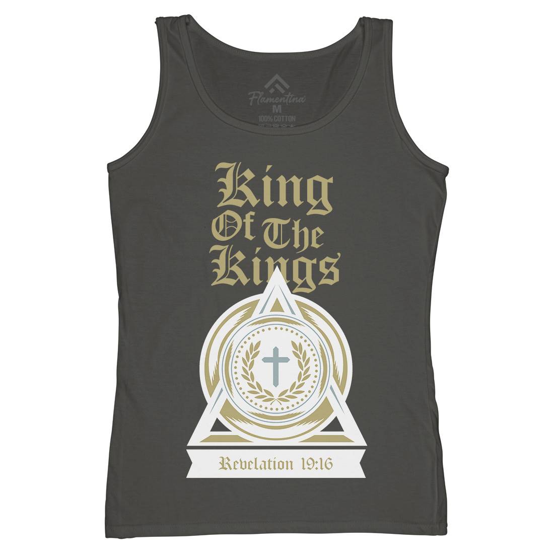 King Of The Kings Womens Organic Tank Top Vest Religion A332