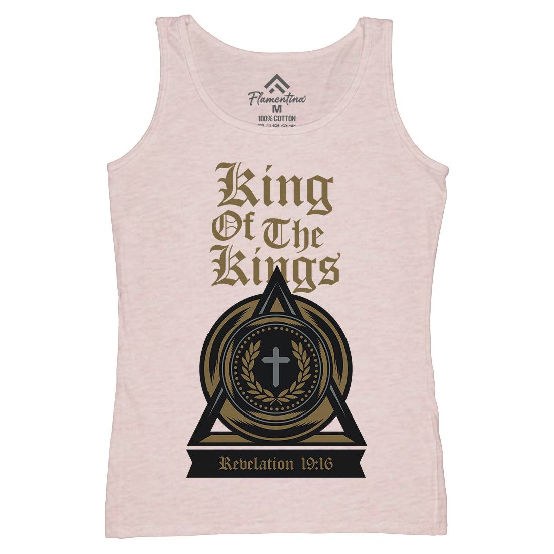 King Of The Kings Womens Organic Tank Top Vest Religion A332